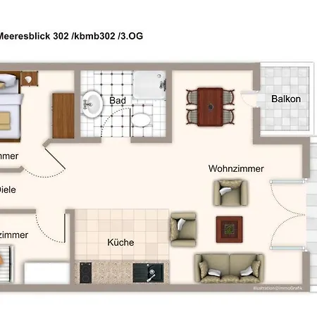 Apartment Meeresblick Meeresblick 302